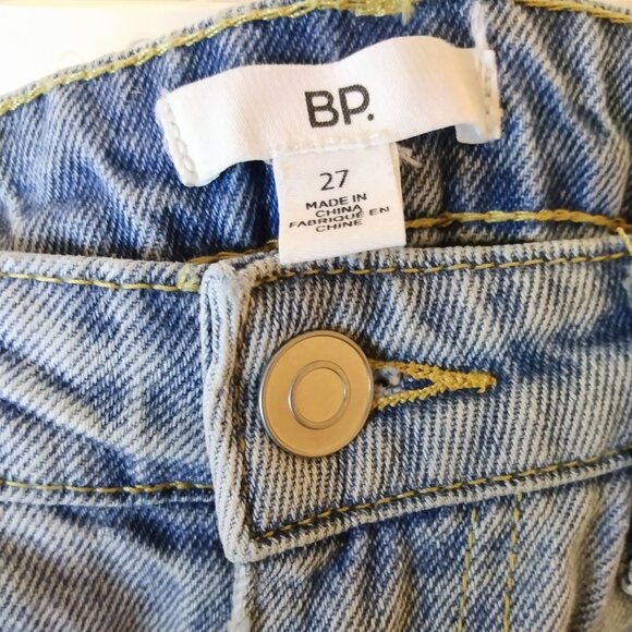 BP Women's High Rise Distressed Baggy Jeans Size 27 - Picture 4 of 4
